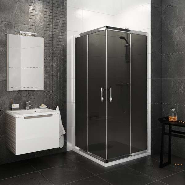 Дверь душевая Ravak Blix 90x190 стекло прозрачное, профиль хром (1XV70C0Z1)