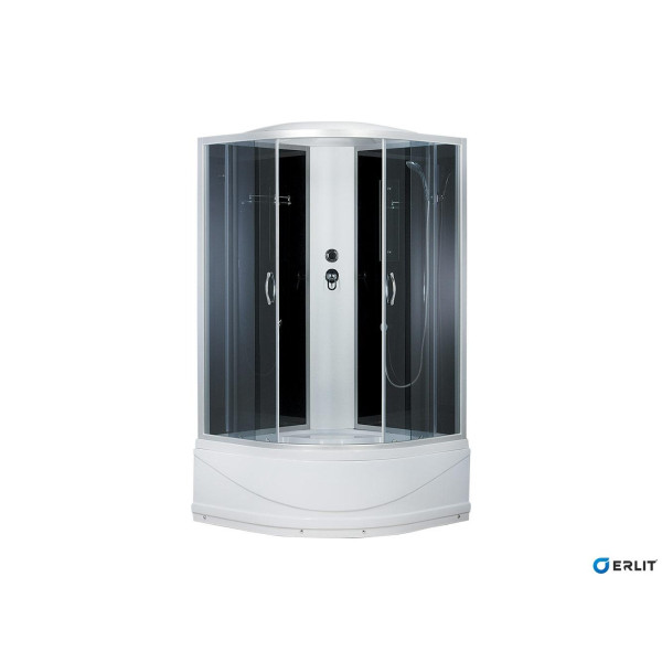 Душевая кабина Erlit 90х90 стекло тонированное (ER3509TP-C4)