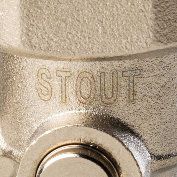 Фитинг двойной угловой со встроенным шаровым краном 3/4" Stout (для двухтрубной системы) SVH-0004-000020 Фитинг двойной угловой со встроенным шаровым краном 3/4" Stout (для двухтрубной системы) SVH-0004-000020