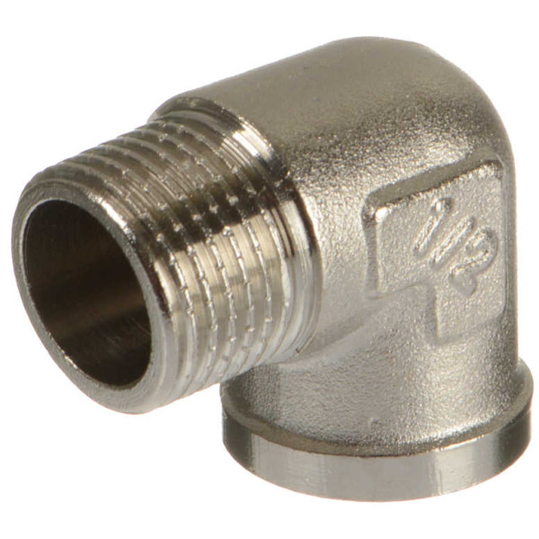 Угольник 1/2" ВН TeRma (никель) (06132) Угольник 1/2" ВН TeRma (никель) (06132)