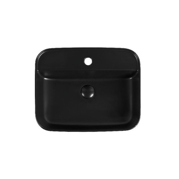 Раковина накладная Aquanet SOUL-2-MB 50х40х14 черная матовая (273670)