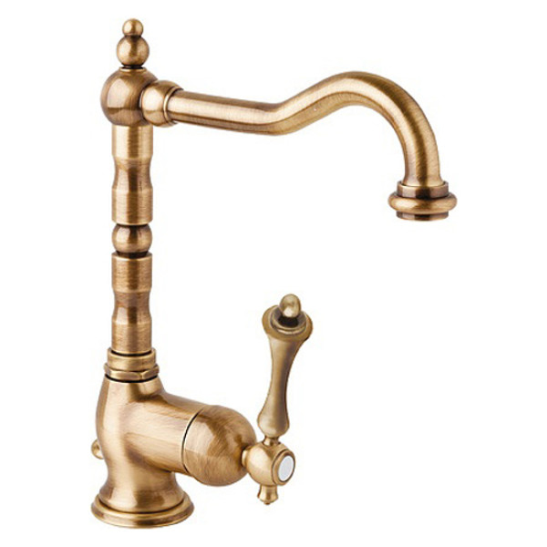 Смеситель для раковины Cezares Margot бронзовый, ручка рычаг - бронза (MARGOT-LSM2-02-M) Смеситель для раковины Cezares Margot бронзовый, ручка рычаг - бронза (MARGOT-LSM2-02-M)