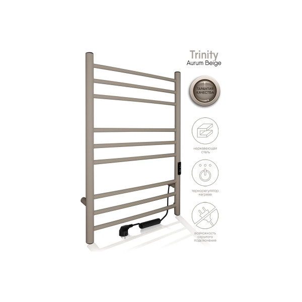 Полотенцесушитель электрический Indigo Line Trinity 800x500 таймер, скрытый v-провод , Aurum Beige (LСLTE80-50ABERt) Полотенцесушитель электрический Indigo Line Trinity 800x500 таймер, скрытый v-провод , Aurum Beige (LСLTE80-50ABERt)