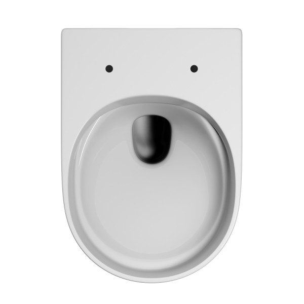 Унитаз подвесной Abber Ultra с ультратонким ободком белый (AC1301)