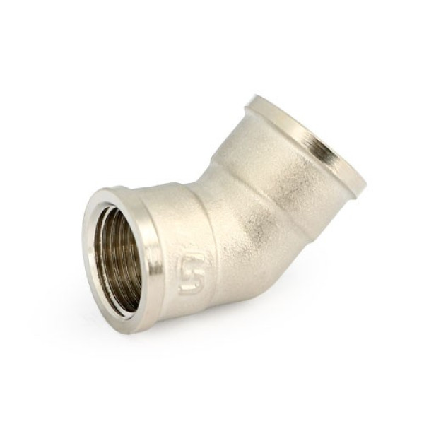 Угольник 1/2" ВВ 45° Uni-Fitt (никель) 641N2201 Угольник 1/2" ВВ 45° Uni-Fitt (никель) 641N2201
