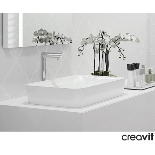 Раковина мебельная Creavit Ultra 59,7x39,6 белая (UL060-00CB00E-0000) Раковина мебельная Creavit Ultra 59,7x39,6 белая (UL060-00CB00E-0000)