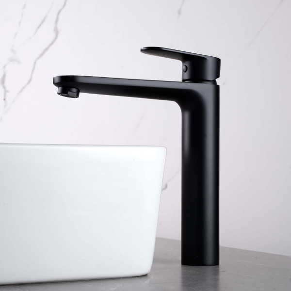 Смеситель для раковины Aquatek Ника черный матовый (AQ1804MB) Смеситель для раковины Aquatek Ника черный матовый (AQ1804MB)