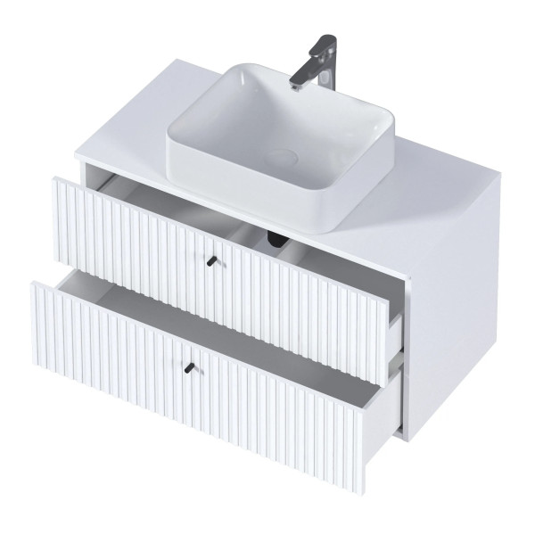 Тумба подвесная 1Marka Desire 900x500x487 белый (Ц0000026595)