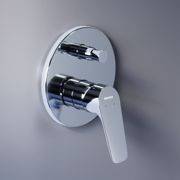 Смеситель для ванны Damixa Jupiter монтируемый в стену хром (777100000) Смеситель для ванны Damixa Jupiter монтируемый в стену хром (777100000)