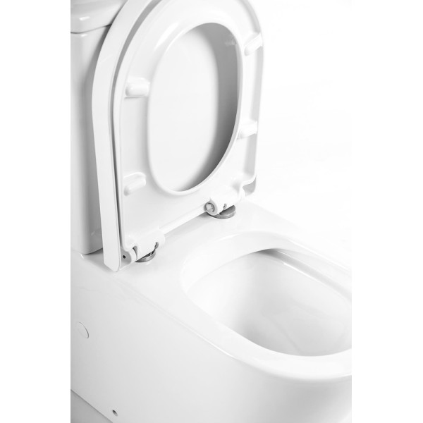 Унитаз-компакт BelBagno Flay-R безободковый (BB2149CPR/BB2149T/BB865SC)