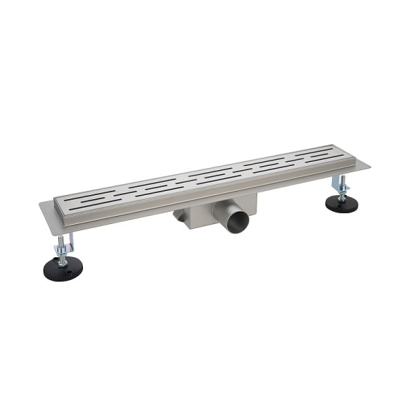 Душевой лоток горизонтальный Azario 800 D40(50) с решеткой хром