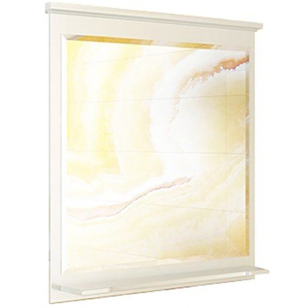 Зеркало Comforty Тбилиси 900x117x928 белый глянцевый (00003132632)