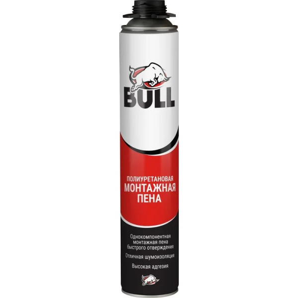 Пена монтажная профессиональная Bull PF600 750 мл. (600 гр.) (PF600)