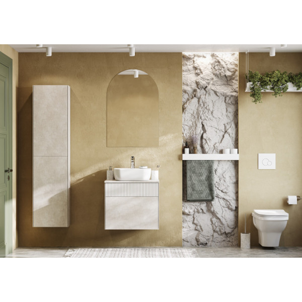 Зеркало Aquaton Санта-Барбара 600x20x900 серебристый (1.A286.6.02C.B01.0)