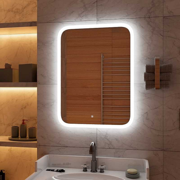 Зеркало с подсветкой Континент Glamour Led 700х900 (ЗЛП941) Зеркало с подсветкой Континент Glamour Led 700х900 (ЗЛП941)