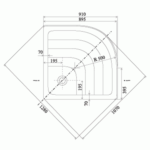 Душевой поддон Ravak Ronda-90 PU 90х90 белый (A207001120)