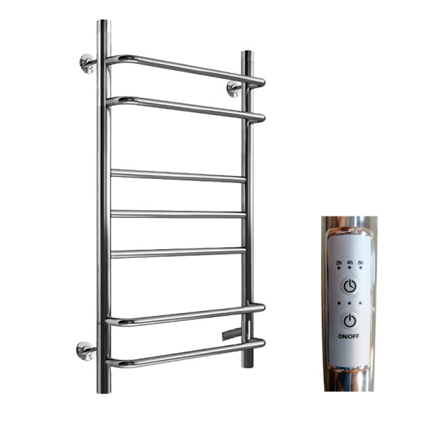 Полотенцесушитель электрический Melodia Fusion Electro 500*800 П8_3*2*3 cухой ТЭН 135Вт встр.диммер MTRFUE5080, без полочки (MTRFUE5080)