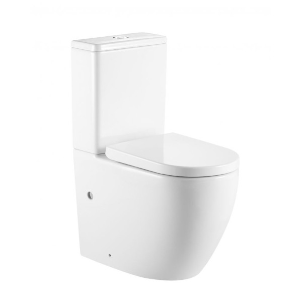 Унитаз-компакт Triton Corso 365*685*835 (белый, с сиденьем микролифт)