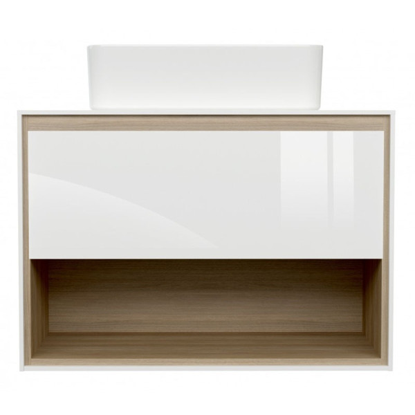 Тумба подвесная Cersanit Louna белый (SP-SZ-LOU80-BL/Wh)