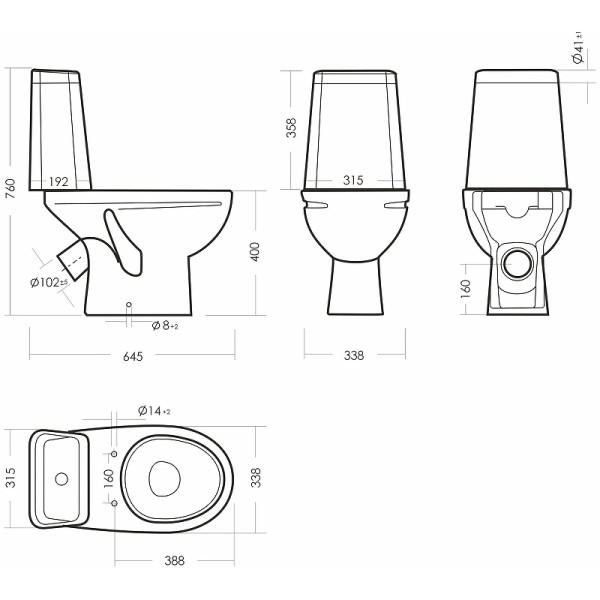 Унитаз-компакт Sanita Марс 640x342x760 комфорт безободковый, косой выпуск, сиденье с soft-close (MRSSACC01030413R) Унитаз-компакт Sanita Марс 640x342x760 комфорт безободковый, косой выпуск, сиденье с soft-close (MRSSACC01030413R)