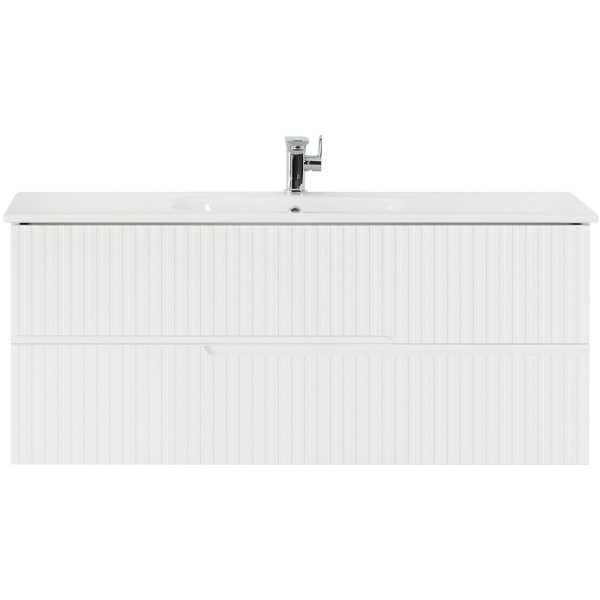 Тумба подвесная Cezares Duet 117x50 Bianco Lucido (DUET-120-2C-SO-BL)