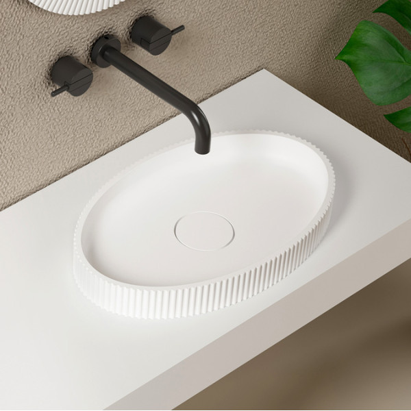 Раковина накладная ABBER Stein 50x32 белая (AS2603) Раковина накладная ABBER Stein 50x32 белая (AS2603)