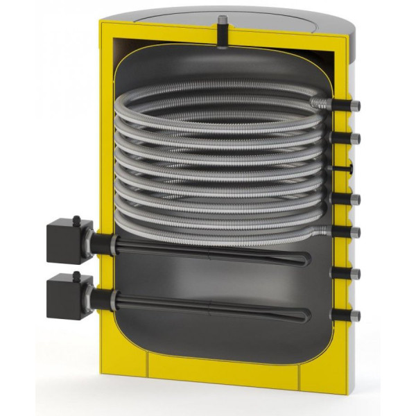 Емкость буферная (теплоаккумулятор) S-Tank Fresh 200 со змеевиком ГВС (1.0200) Емкость буферная (теплоаккумулятор) S-Tank Fresh 200 со змеевиком ГВС (1.0200)