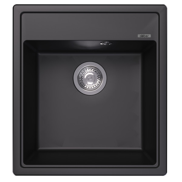 Мойка для кухни Abber Quarz 51x46x21,7 черная (AQ2901B)
