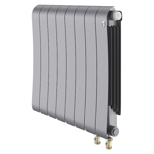 Радиатор биметаллический Royal Thermo Infinity 500 Silver Satin VR80 (8 секций) Серебристый (RTINSSVR805008) Радиатор биметаллический Royal Thermo Infinity 500 Silver Satin VR80 (8 секций) Серебристый (RTINSSVR805008)