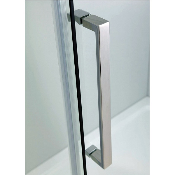 Душевой уголок BandHours Rimini - Glass 80х100 стекло прозрачное, профиль хром Душевой уголок BandHours Rimini - Glass 80х100 стекло прозрачное, профиль хром