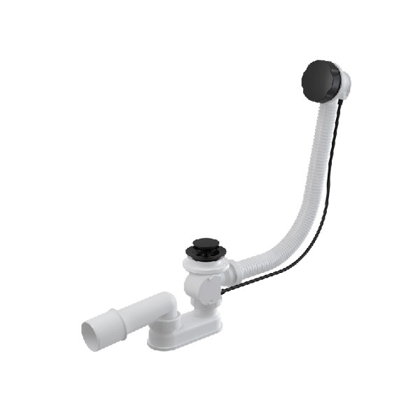 Обвязка для ванны Alcaplast автомат черная матовая (A55BLACK-80)