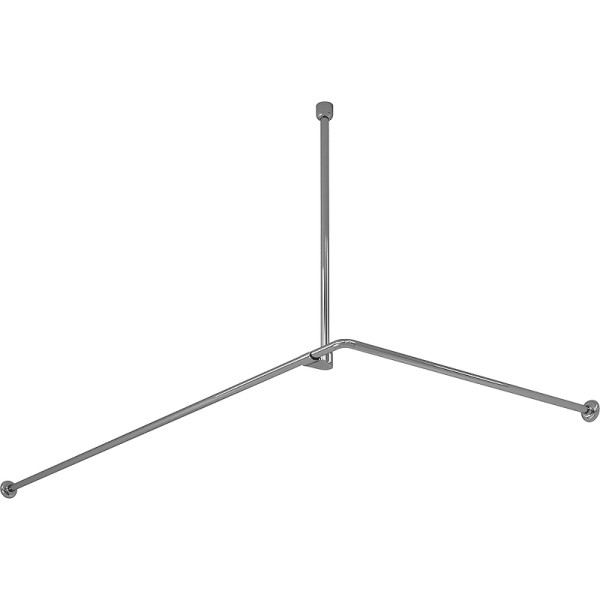 Карниз для ванны Wasser Kraft Dinkel 900x900x1800 серебристый (SC-469018) Карниз для ванны Wasser Kraft Dinkel 900x900x1800 серебристый (SC-469018)