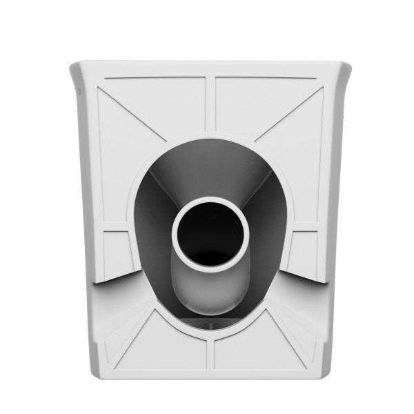 Унитаз напольный Abber Bequem с импульсным смывом белый (AC1125P)