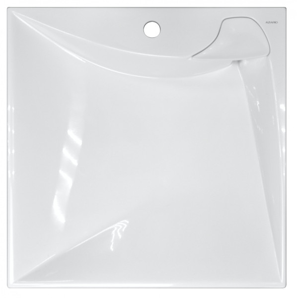 Раковина подвесная Azario Gratsiy 59,7x10,5x59,8 белая (CS00078505)