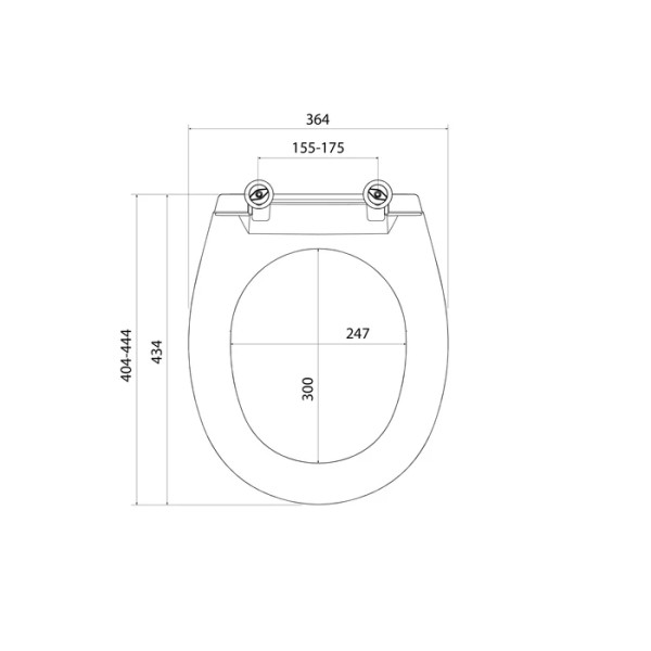 Сиденье для унитаза Milardo 030 полипропилен (030PP0EM31)