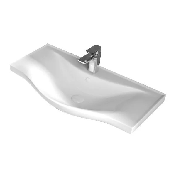 Раковина мебельная Lapino 80x45x17,5 белая (7080) Раковина мебельная Lapino 80x45x17,5 белая (7080)