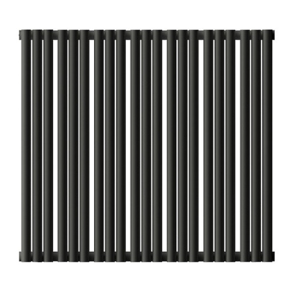 Радиатор стальной Empatiko боковое подключение, угольный черный (Takt S2-832-500 Coal Black)