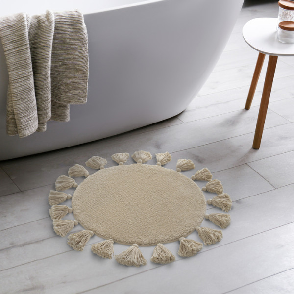 Коврик для ванной комнаты 55 см микрофибра бежевый Iddis (DTR02P5i12)