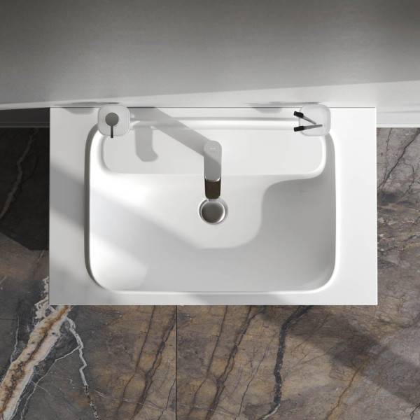 Тумба подвесная AM.PM Inspire 80x60 V2.0 3 ящика, push-to-open, графит матов (M50AFHX0803GM)