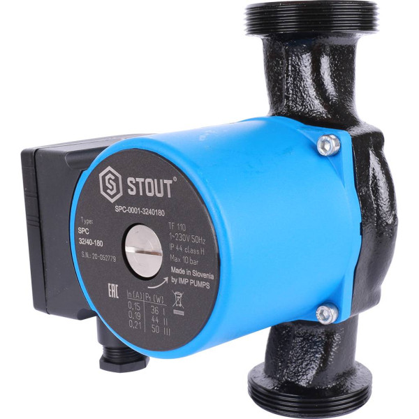 Насос циркуляционный Stout 32/40-180 (SPC-0010-3240180) Насос циркуляционный Stout 32/40-180 (SPC-0010-3240180)