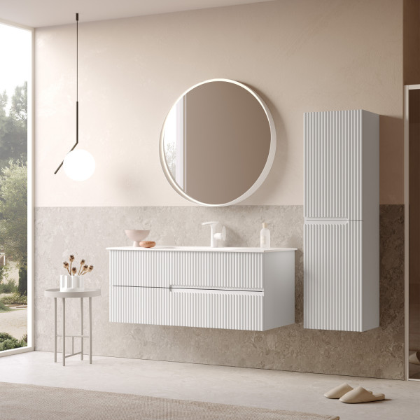 Тумба подвесная Orka Moonlight 1200x510x510 с раковиной белый матовый (5001503) Тумба подвесная Orka Moonlight 1200x510x510 с раковиной белый матовый (5001503)