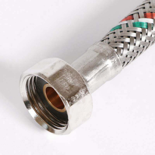 Подводка гибкая Uni-Fitt 3000 мм 1/2" ВВ DN 8 оплётка из нерж. стали (500S2030) Подводка гибкая Uni-Fitt 3000 мм 1/2" ВВ DN 8 оплётка из нерж. стали (500S2030)