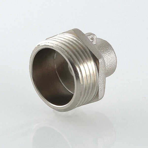 Переходник для подключения датчика температуры М10*3/4"Н Valtec (никель) (VTr.424.N.M005) Переходник для подключения датчика температуры М10*3/4"Н Valtec (никель) (VTr.424.N.M005)
