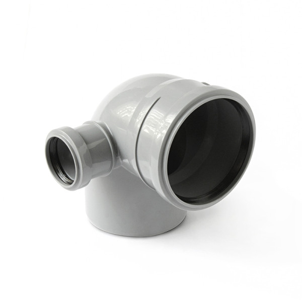 Отвод 110х45 с выходом 50 (левый) Pro Aqua Comfort (PP) (10010545L) Отвод 110х45 с выходом 50 (левый) Pro Aqua Comfort (PP) (10010545L)