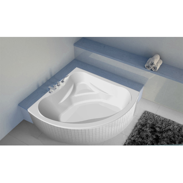 Ванна акриловая C-Bath Aurora 140x140 белая (CBS001003)