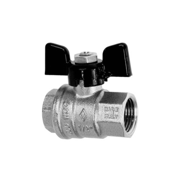 Кран Bugatti 3/4" ВВ шаровый Oregon 302 (черная бабочка) (03020067) Кран Bugatti 3/4" ВВ шаровый Oregon 302 (черная бабочка) (03020067)