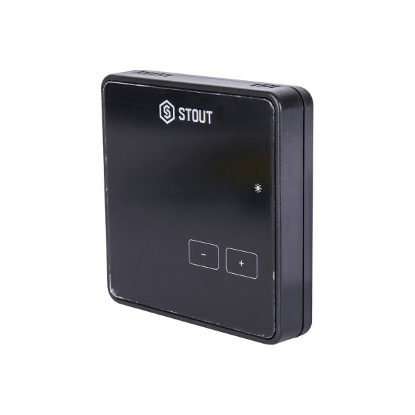 Терморегулятор Stout беспроводной комнатный R-8z, черный, 230 B (STE-0101-008004) Терморегулятор Stout беспроводной комнатный R-8z, черный, 230 B (STE-0101-008004)