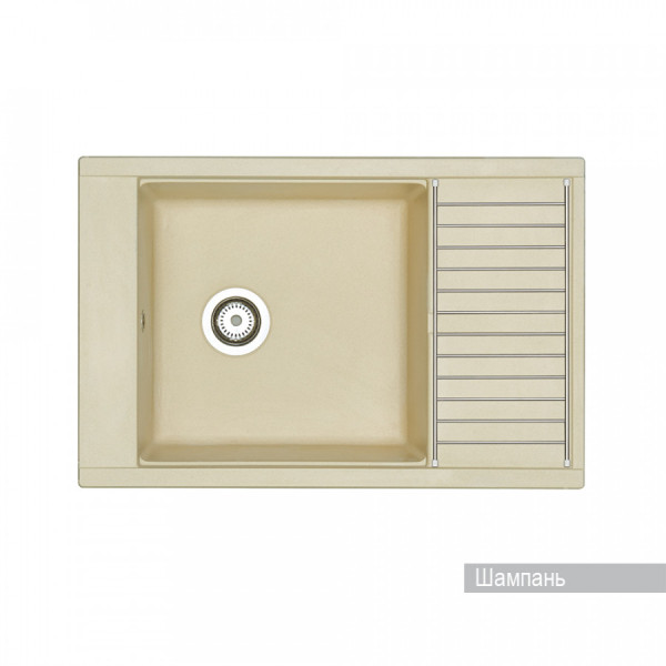 Мойка для кухни врезная Aquaton Делия 78 516x787x218 шампань (1.A715.1.32D.E29.0)