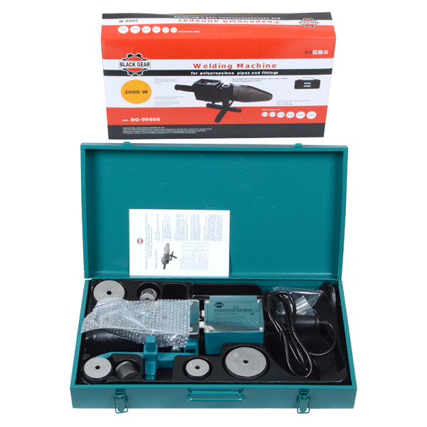Набор для монтажа труб Black Gear PP-R BG 2000 Вт, 20-63 мм (BG-99506) Набор для монтажа труб Black Gear PP-R BG 2000 Вт, 20-63 мм (BG-99506)