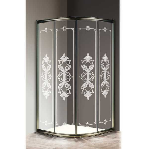 Душевой уголок Cezares Giubileo 80x80x195 стекло прозрачное с рисунком, профиль хром (GIUBILEO-R-2-80-SCORREVOLE-CP-Br) Душевой уголок Cezares Giubileo 80x80x195 стекло прозрачное с рисунком, профиль хром (GIUBILEO-R-2-80-SCORREVOLE-CP-Br)